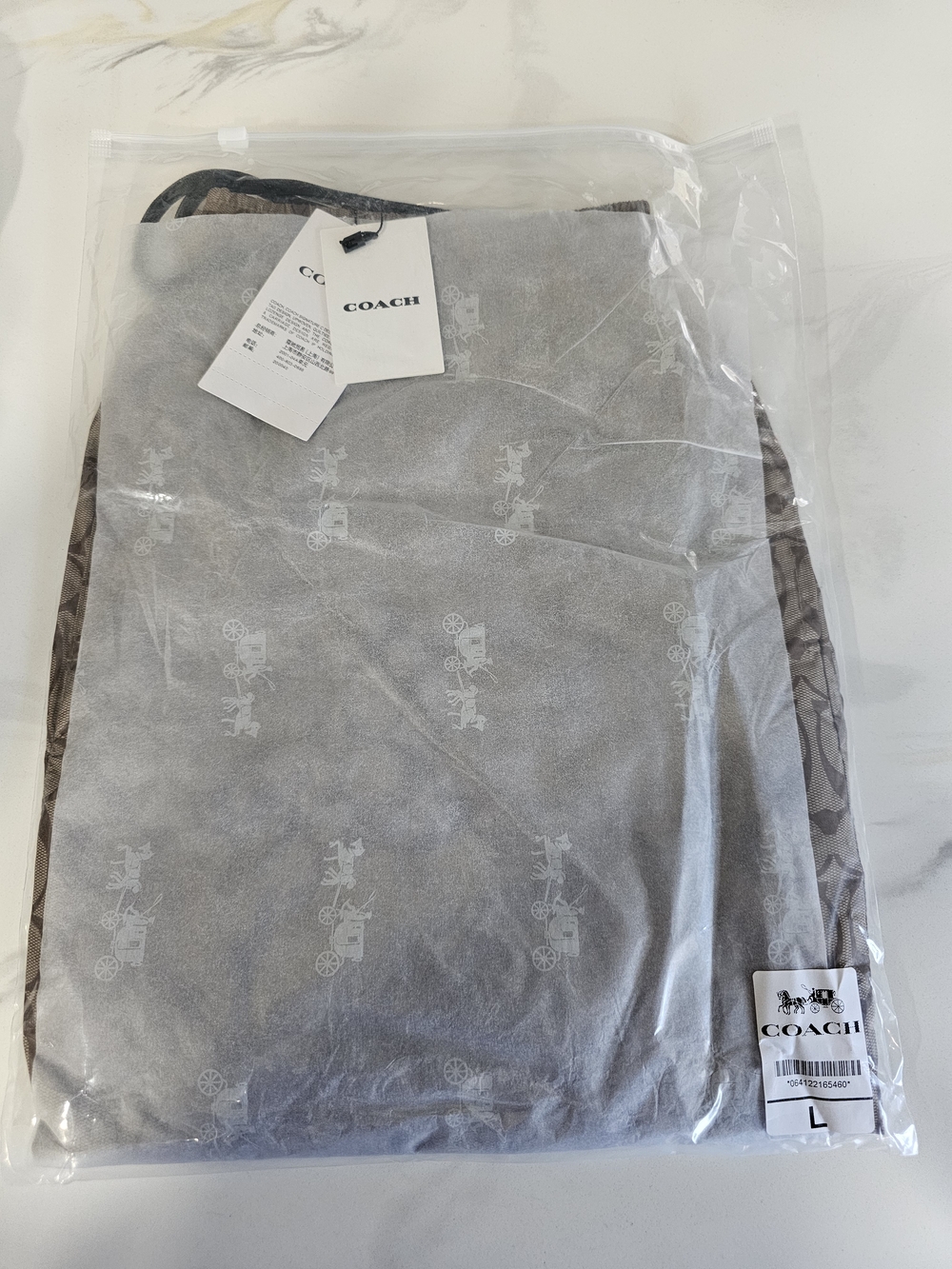 Coach Men’s Signature Swim Trunks — Tan Monogram - Picture 3 of 7